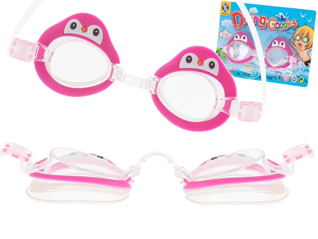 Children's swimming goggles mask penguin