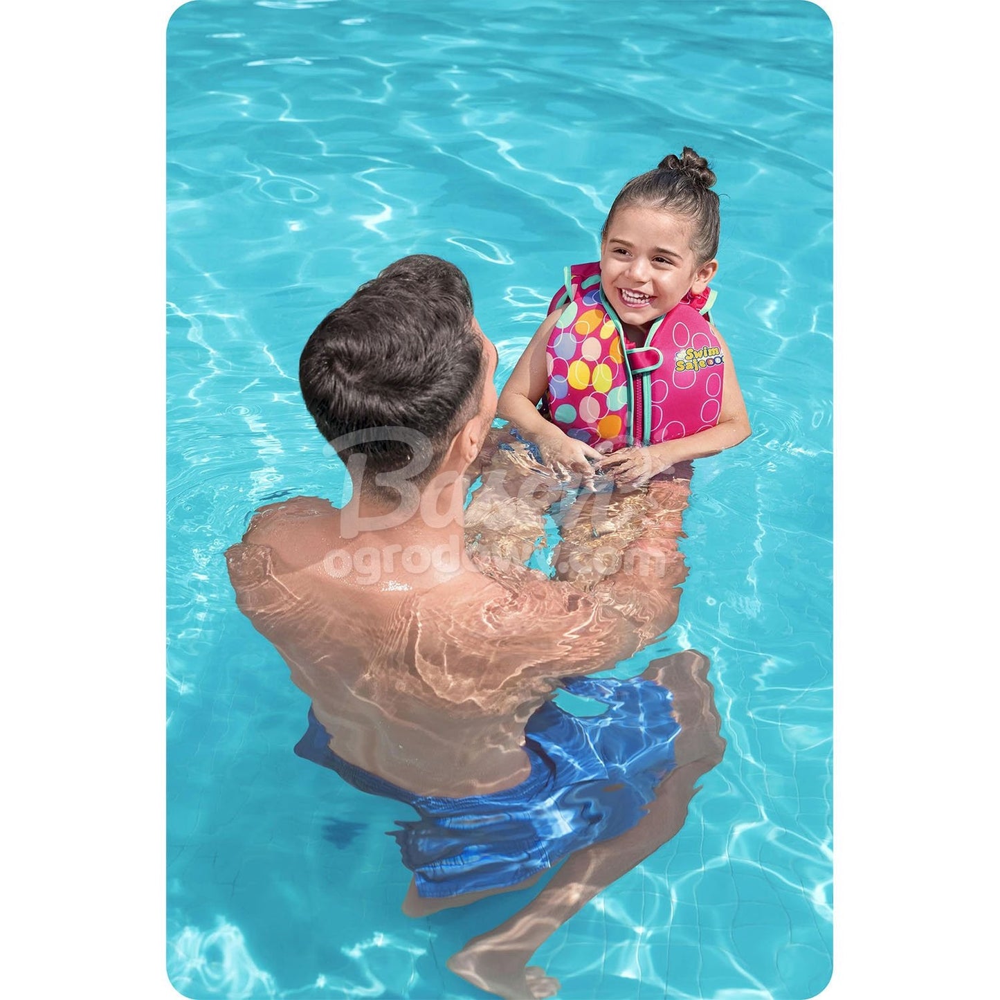 Children's swimming vest pink S/M Bestway 32176