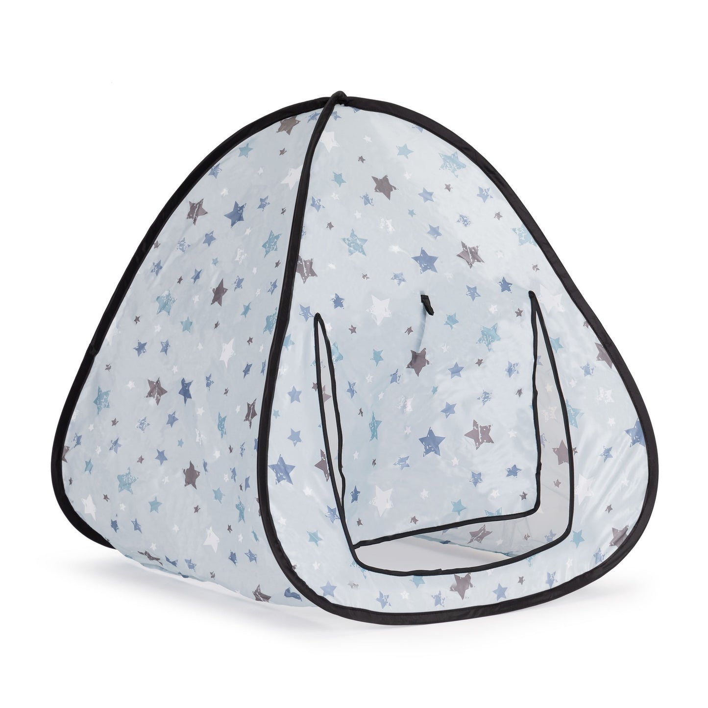 Childrens tent house with starts light blue