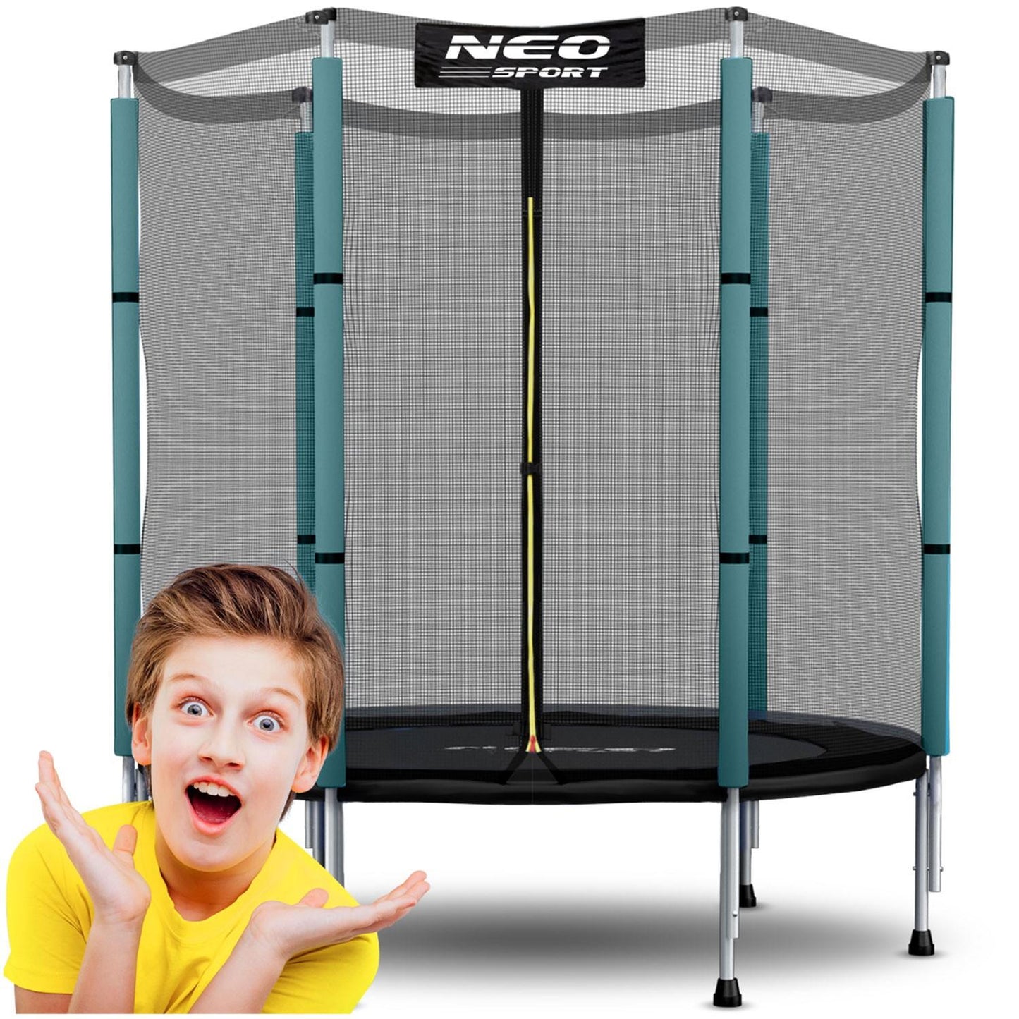 Children's trampoline for garden 140 cm (4.5 ft) from Neo-Sport