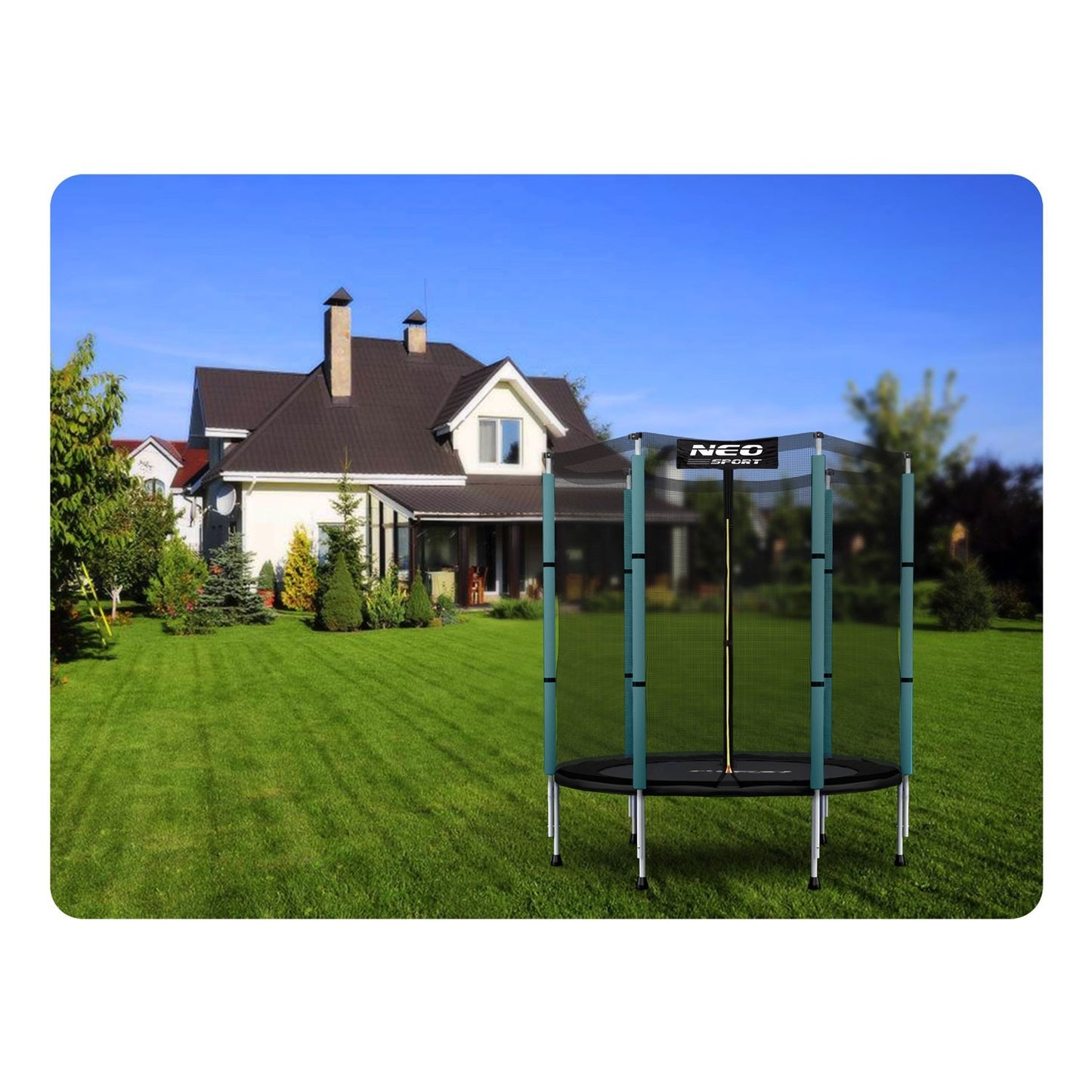 Children's trampoline for garden 140 cm (4.5 ft) from Neo-Sport