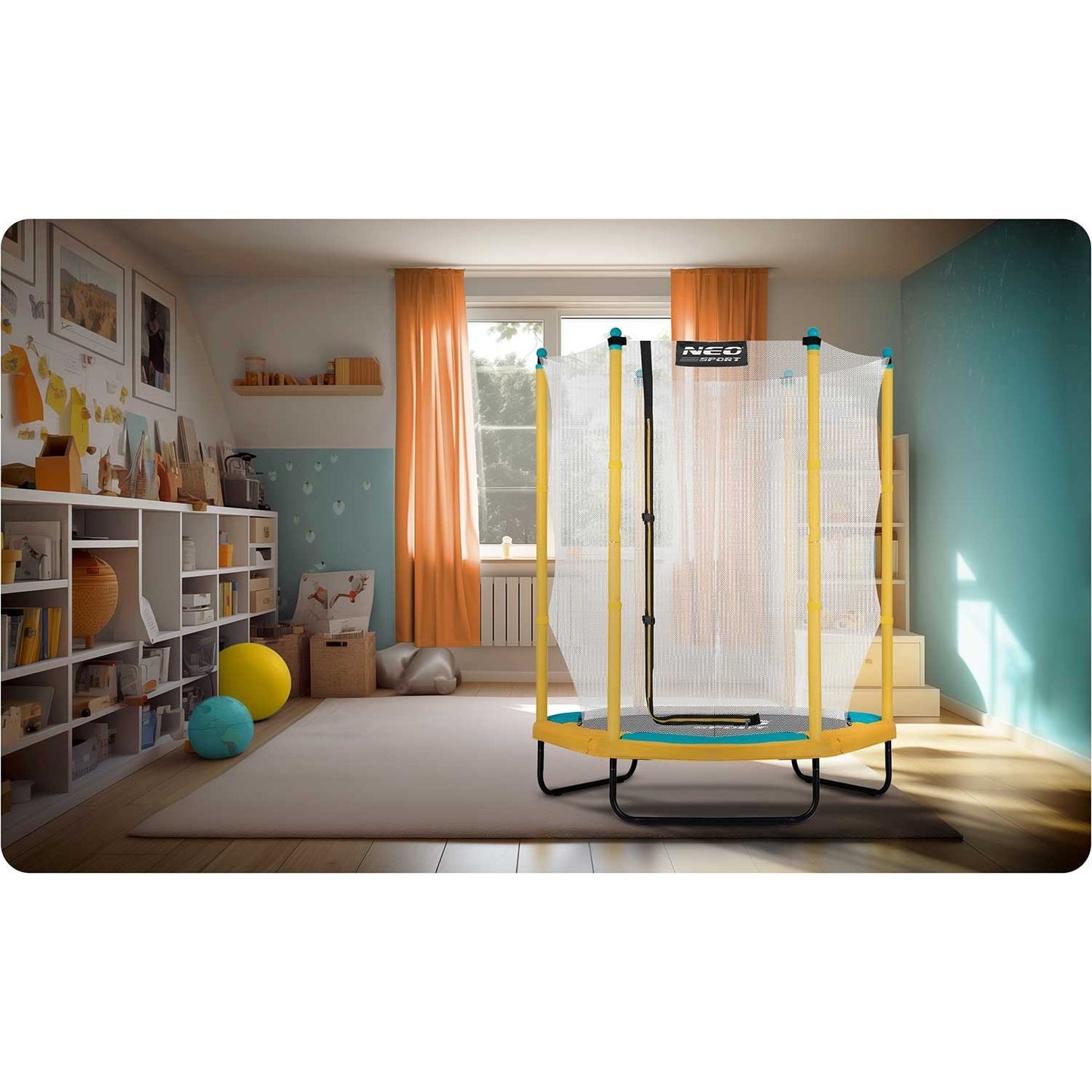Children's trampoline for the garden 140 cm (4.5 ft) Neo-Sport
