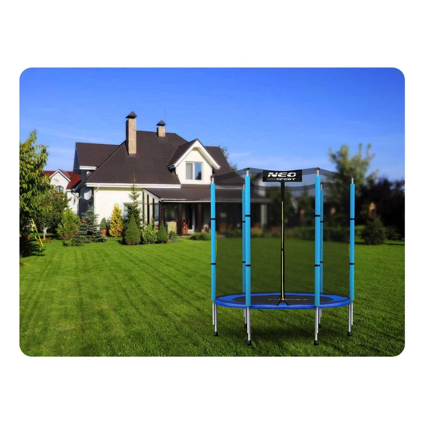 Children's trampoline for the garden 140 cm (4.5 ft) Neo-Sport