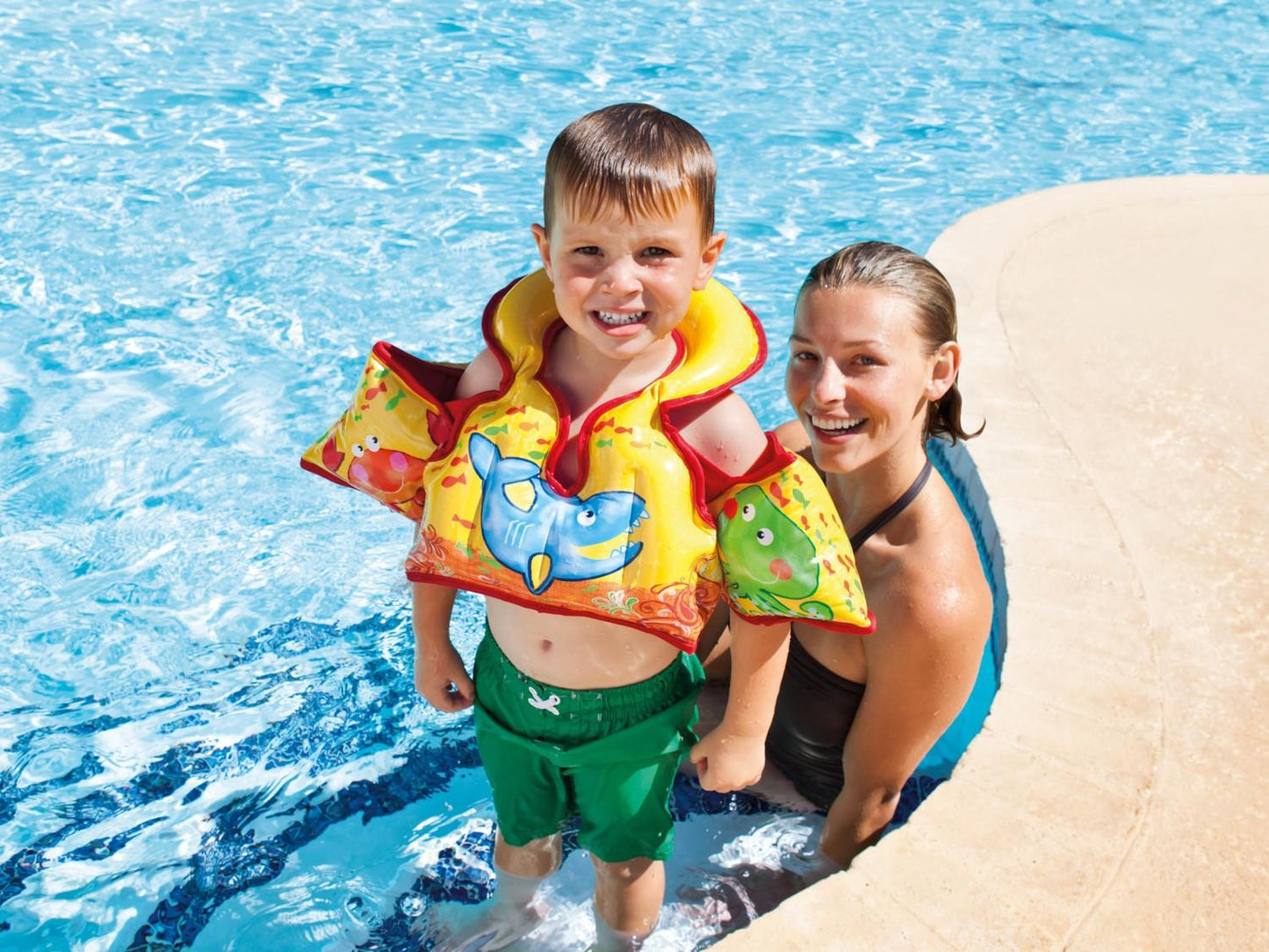 Children's vest with sleeves 66 x 44 cm INTEX 58673
