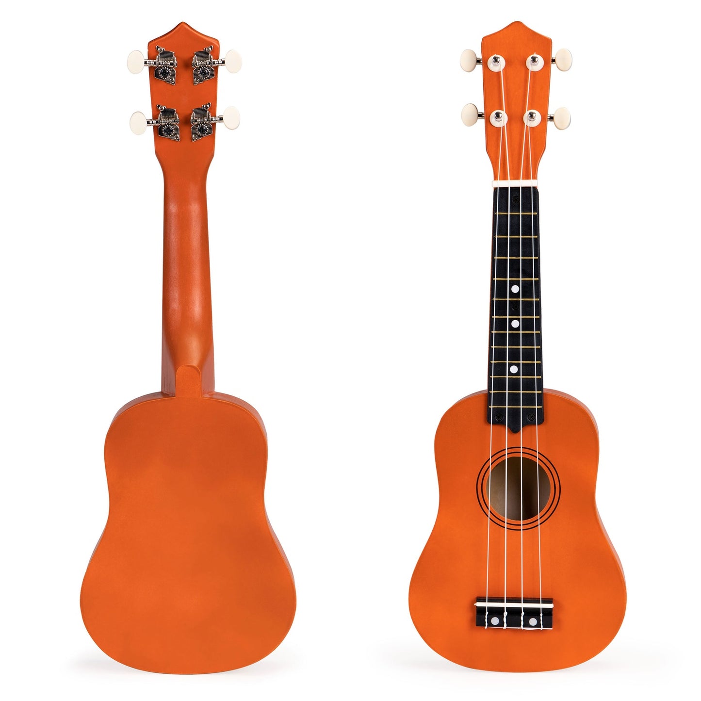Children's wooden ukulele guitar with 4 nylon strings ECOTOYS