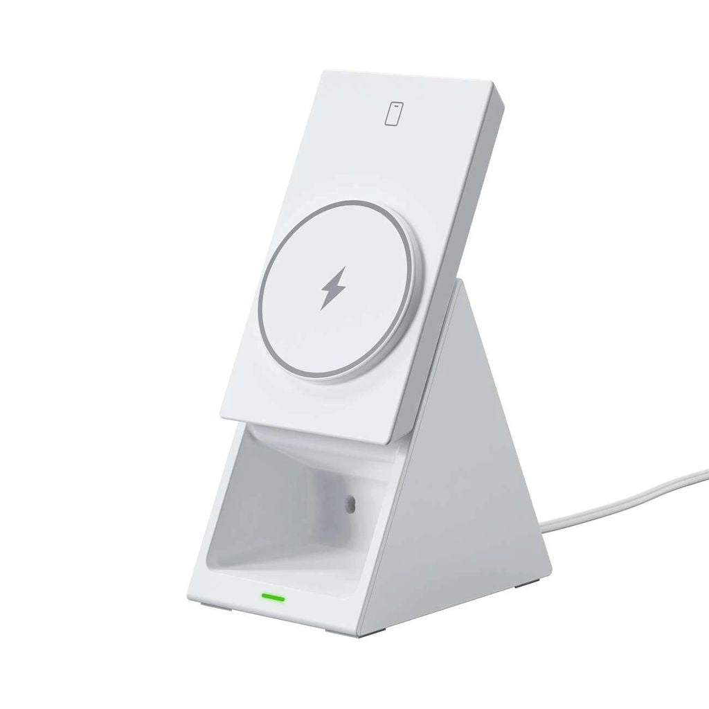 Choetech 3in1 Wireless charging station, 15W - White
