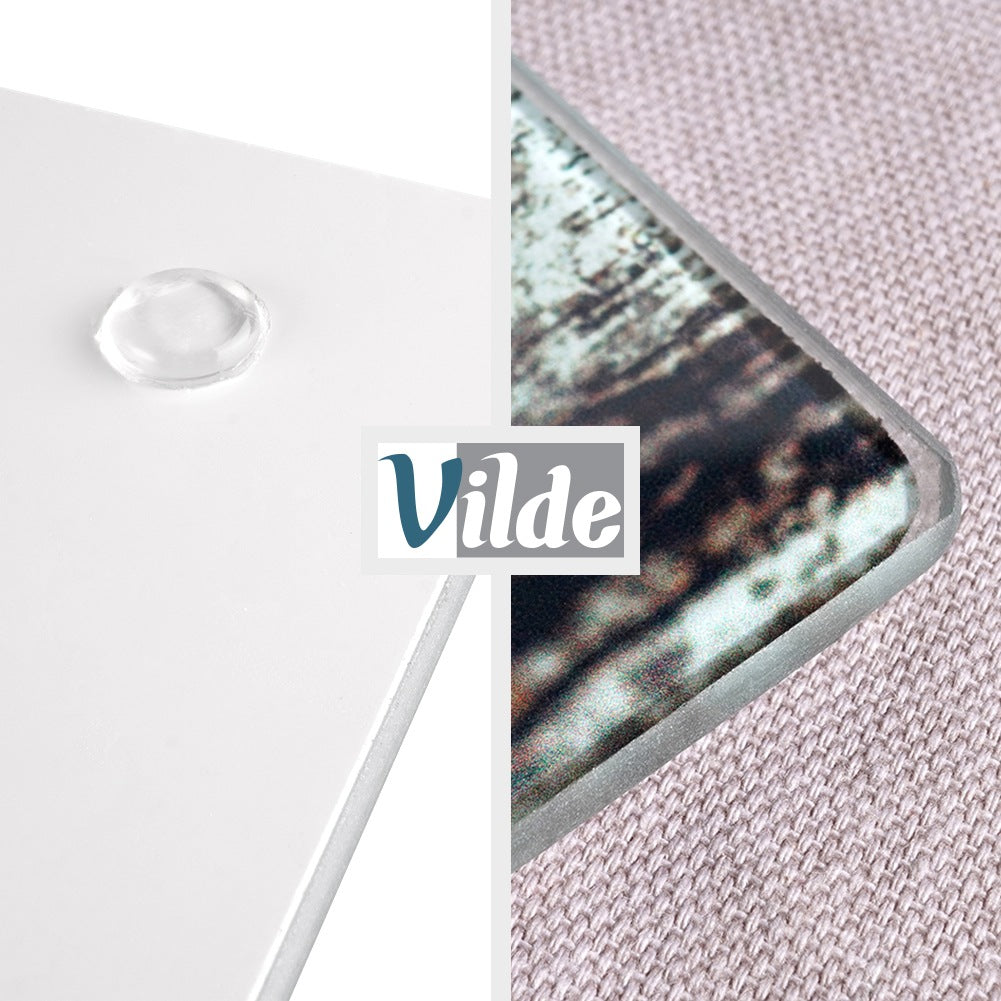 Chopping board and glass cooker cover 60x52 cm 2 pcs.