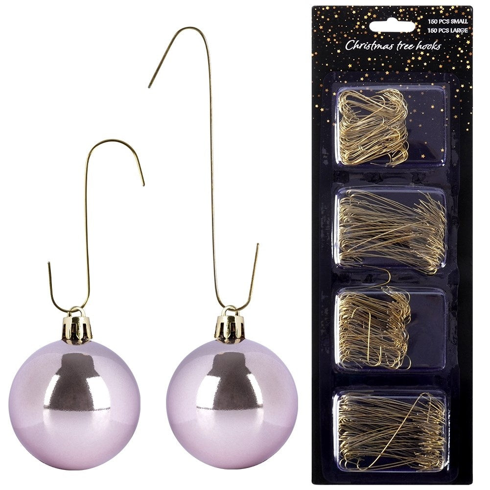 Christmas Baubles: 300 Hanging Hooks for Simple Decoration