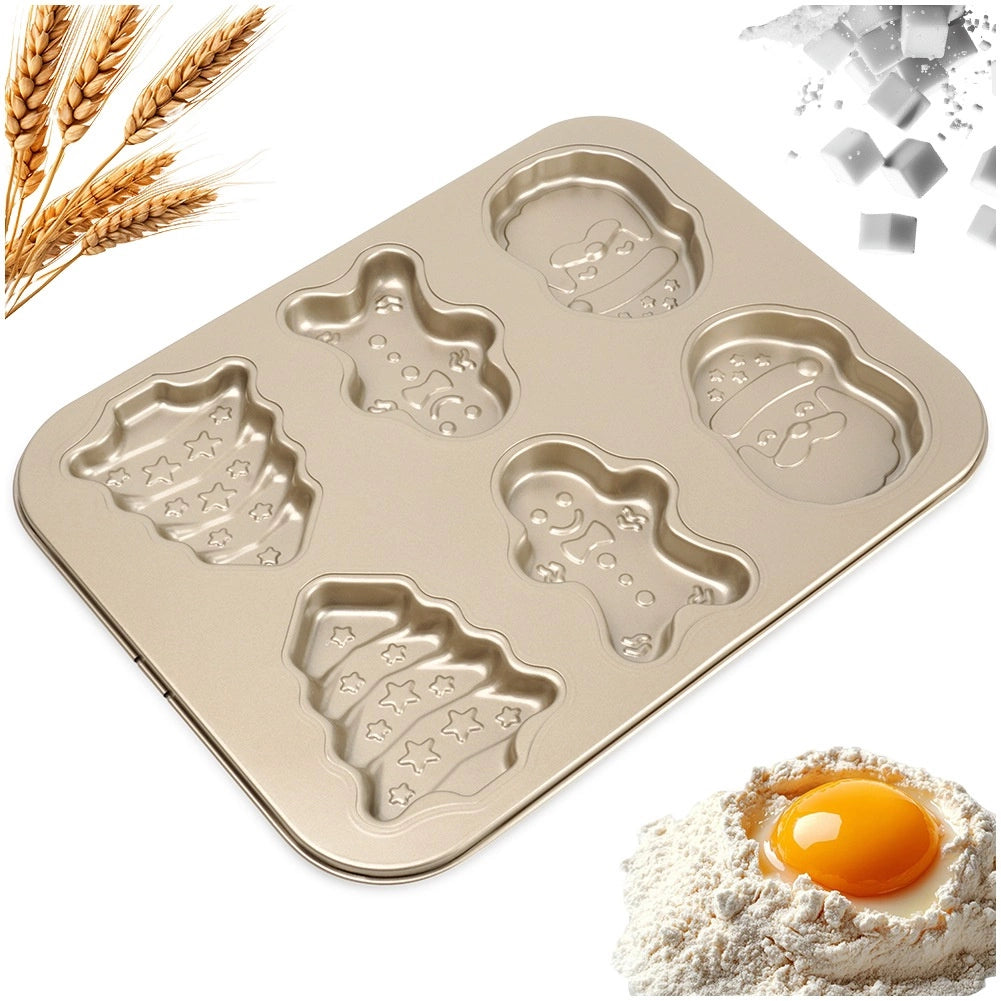Christmas Cookie Mold, Steel, Non-Stick, 35x26.5 cm
