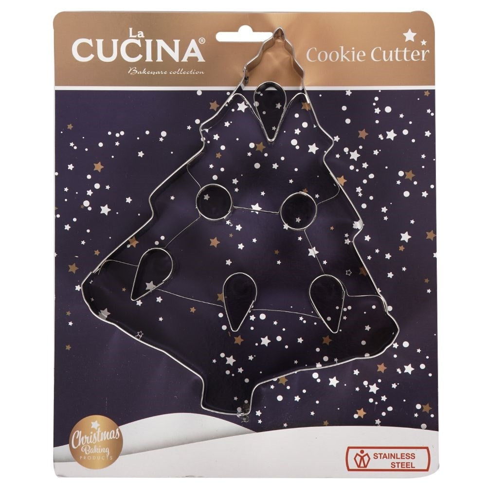 Christmas baking tin in stainless steel - Perfect cookies and gingerbread