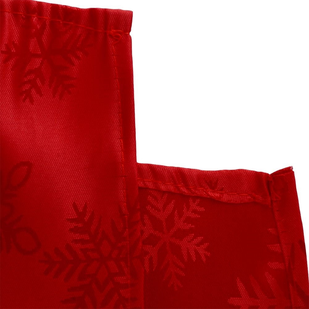 Christmas cloth in red with snowflakes, 180x130 cm, rectangular