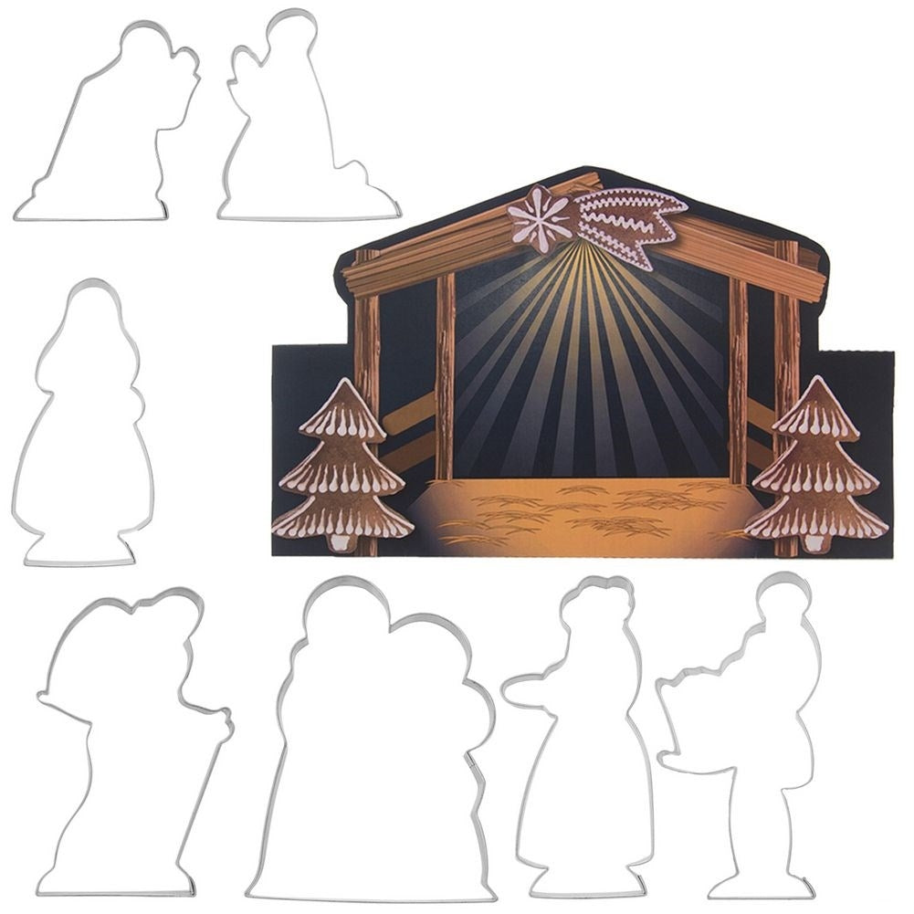Christmas cookie cutter Set - Nativity scene