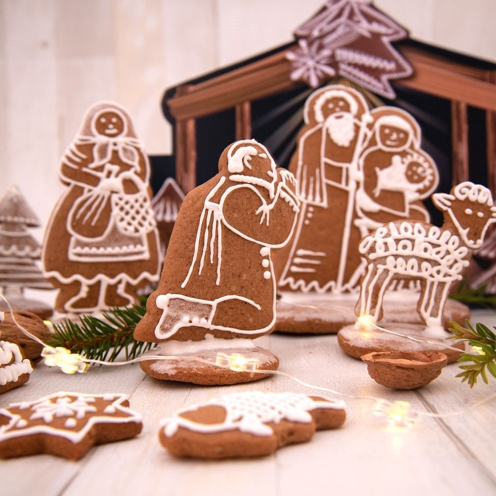 Christmas cookie cutter Set - Nativity scene