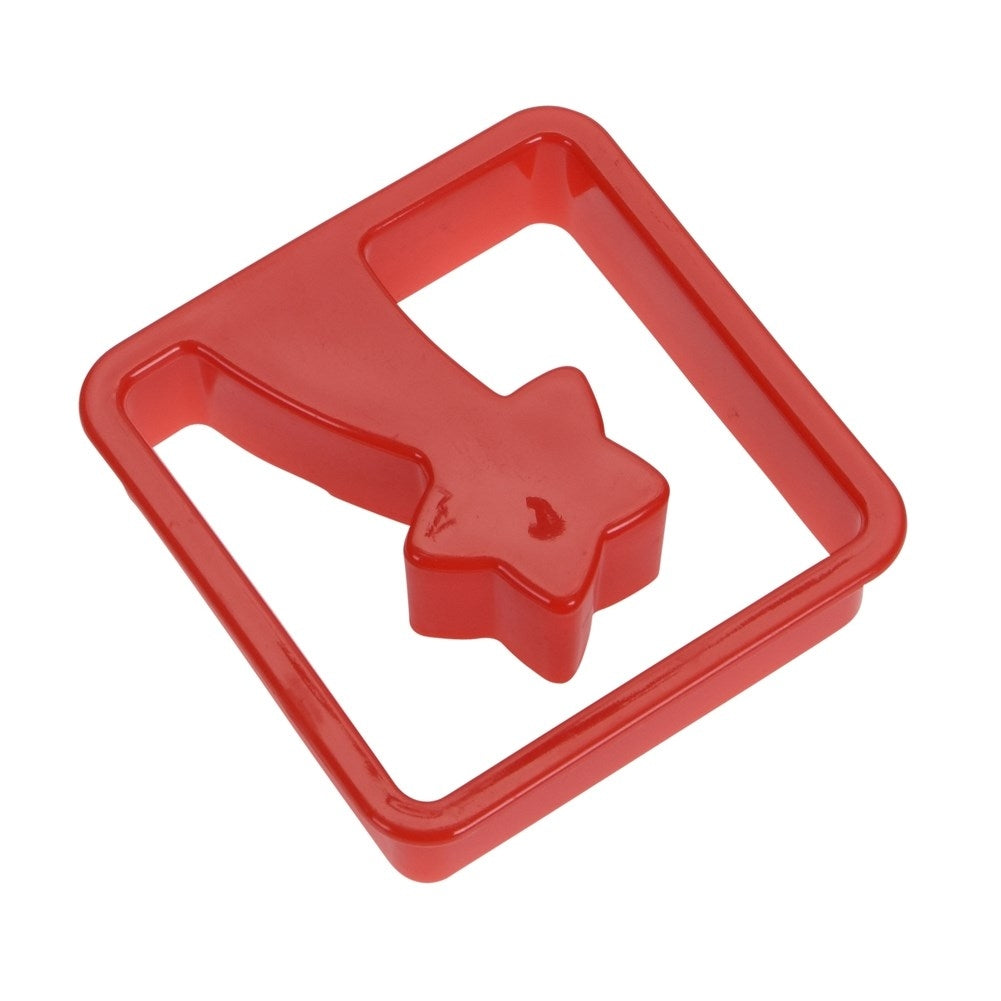 Christmas cookie cutters: 12 durable gingerbread molds in white and red