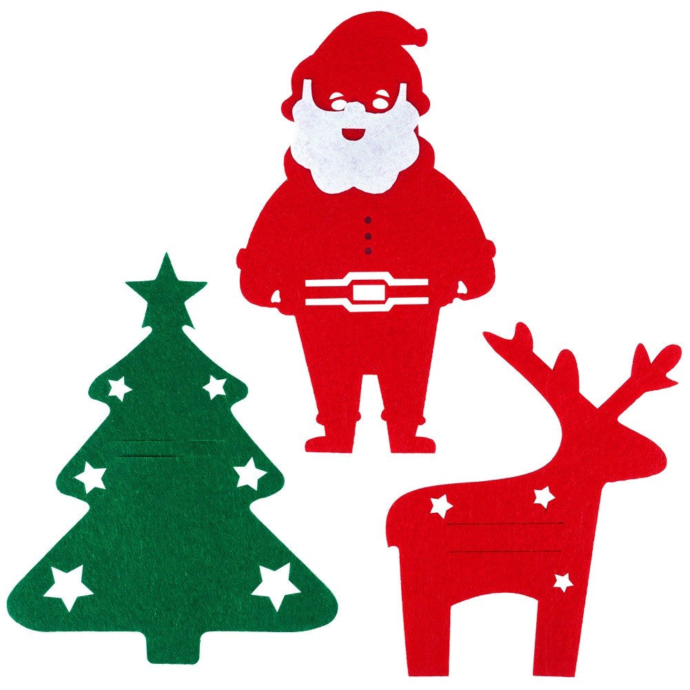 Christmas cutlery case 6 pcs.
