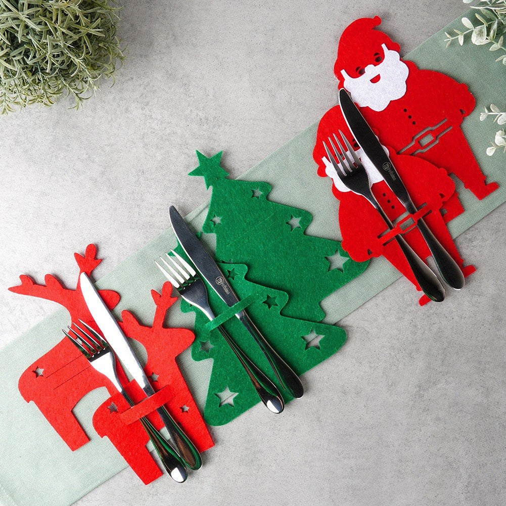 Christmas cutlery case 6 pcs.