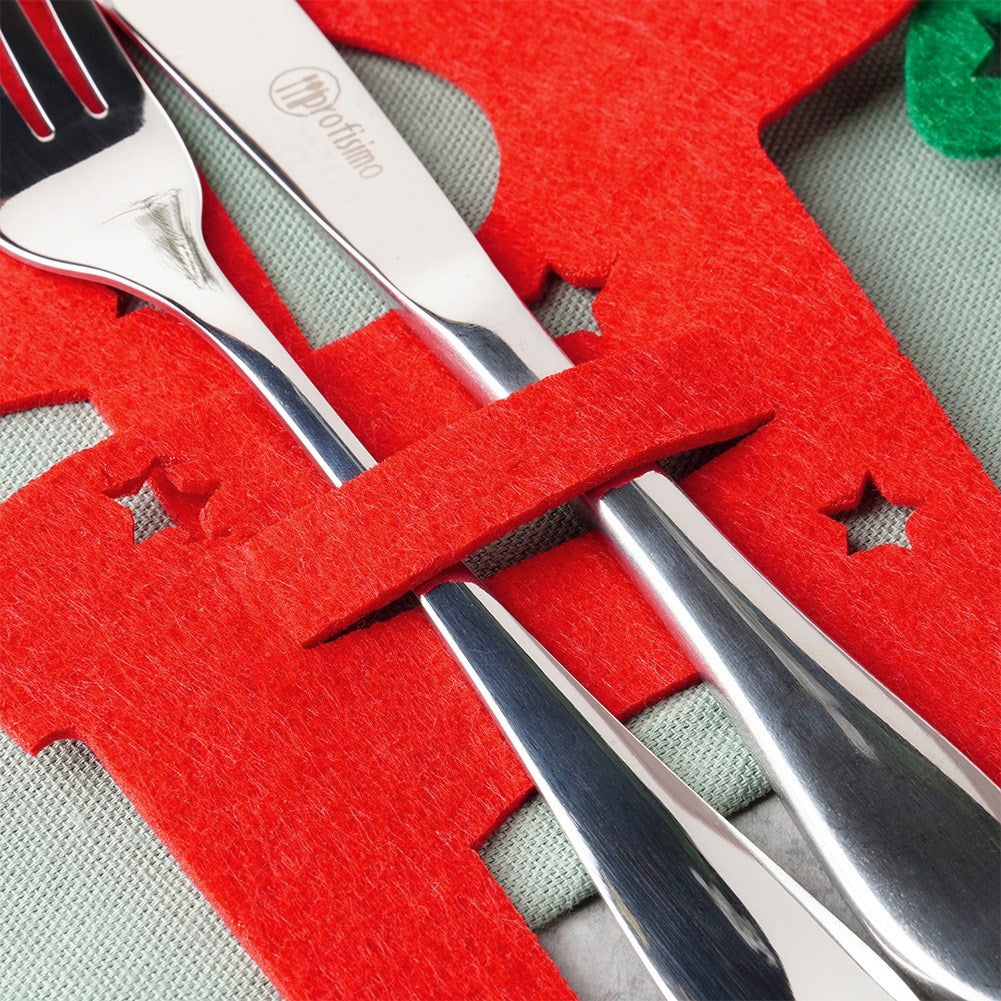 Christmas cutlery case 6 pcs.