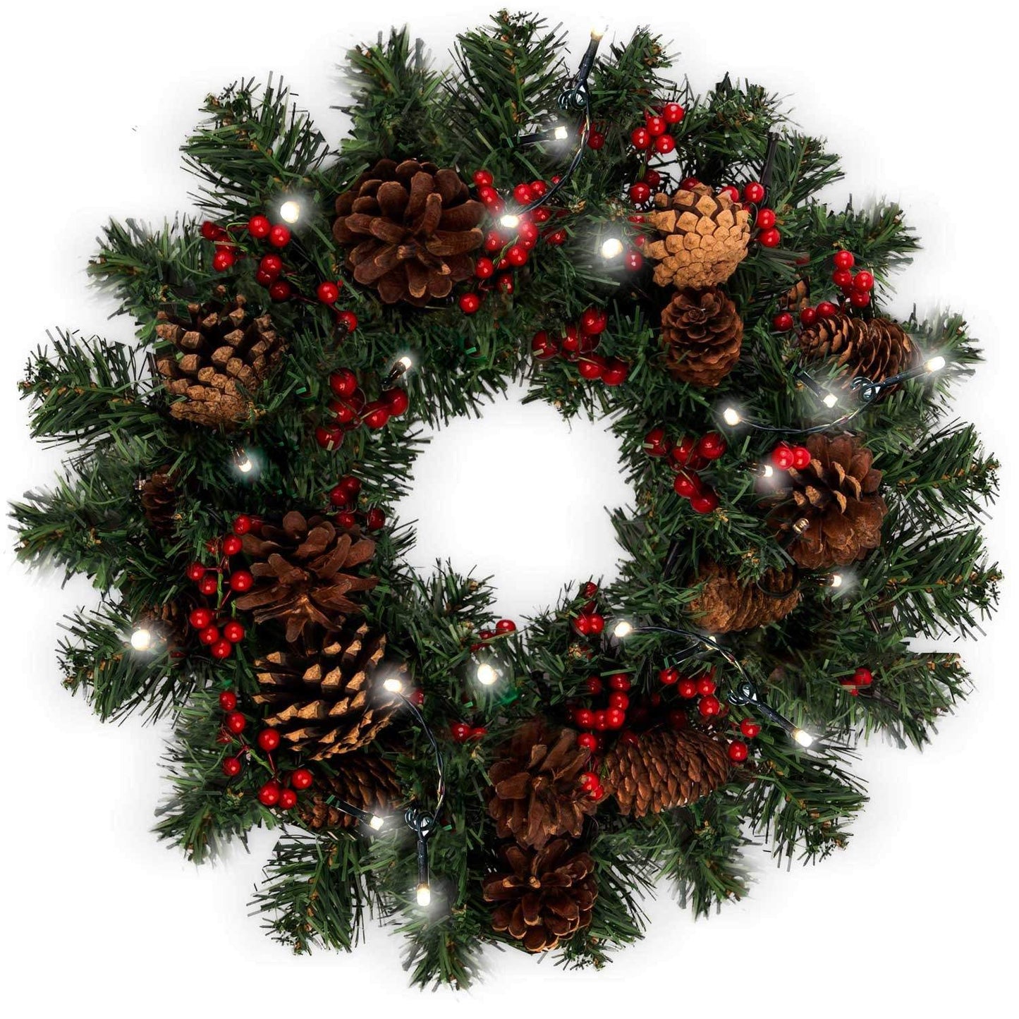 Christmas decoration 45 cm with LED lights Plonos 4835