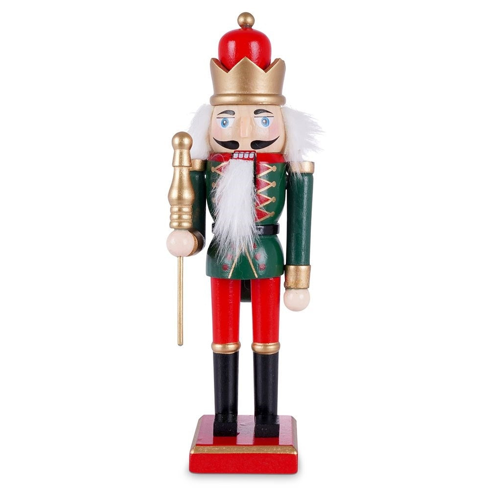 Christmas decoration: Beautiful Nutcracker in Wood 25 cm