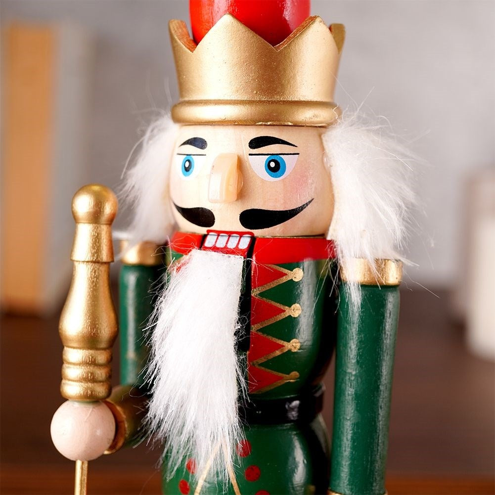 Christmas decoration: Beautiful Nutcracker in Wood 25 cm
