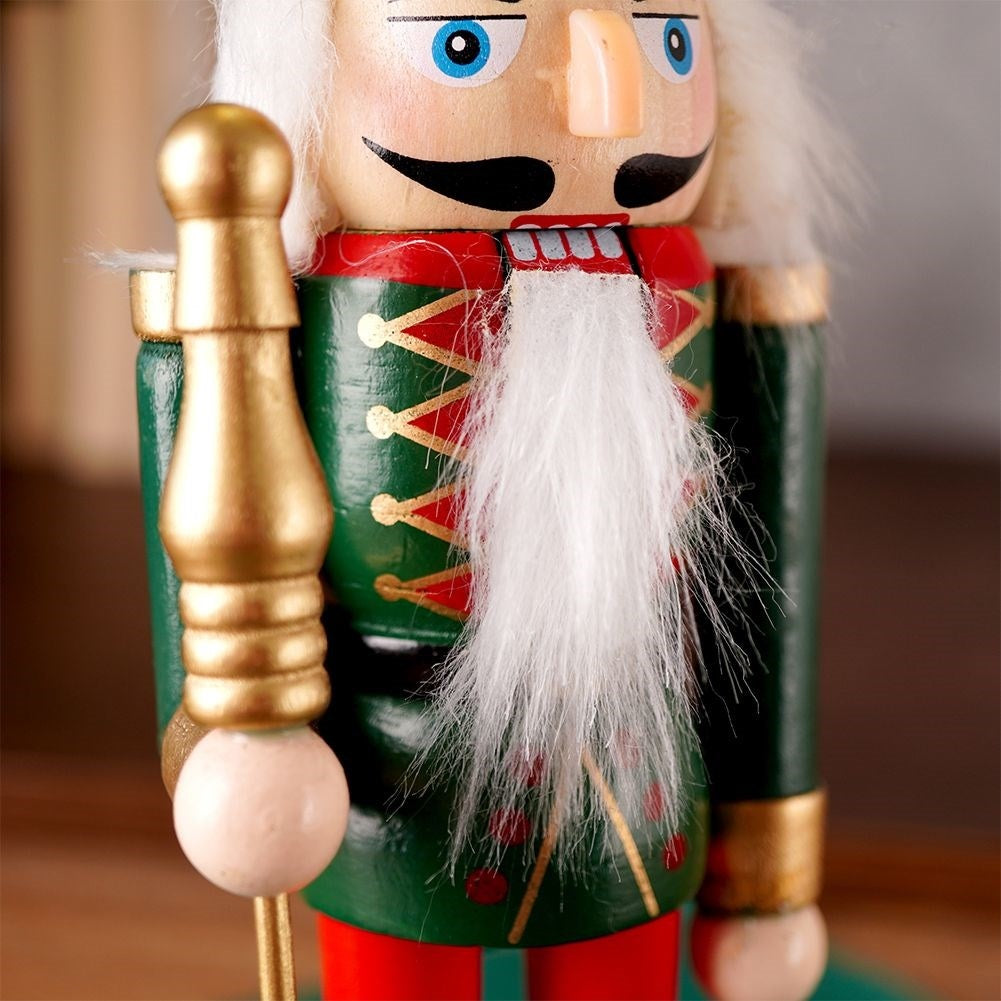 Christmas decoration: Beautiful Nutcracker in Wood 25 cm