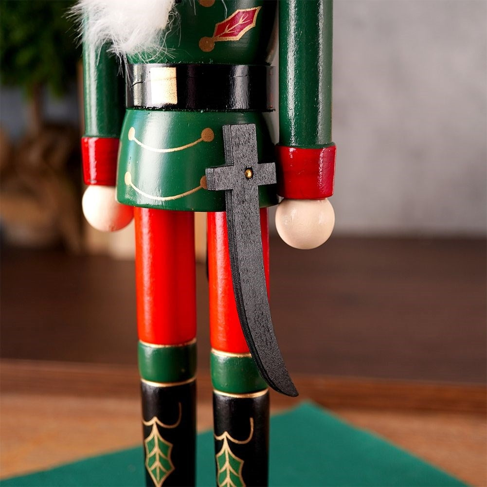 Christmas decoration Nutcracker 38 cm in wood for Christmas atmosphere