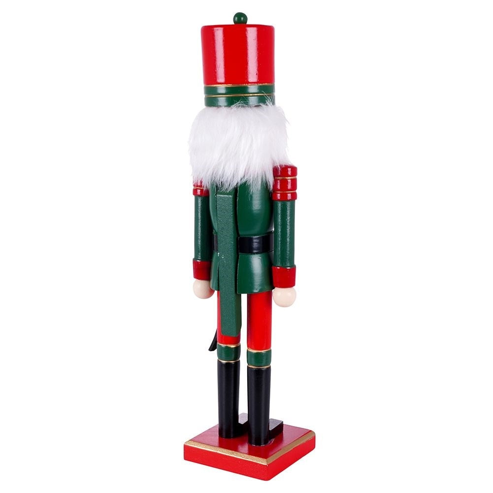 Christmas decoration Nutcracker 38 cm in wood for Christmas atmosphere