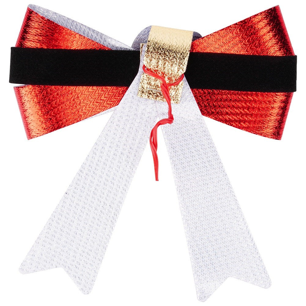 Christmas decorative bow 10x10 cm 3 pcs.