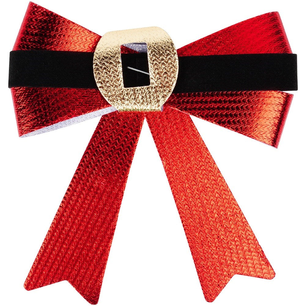 Christmas decorative bow 10x10 cm 3 pcs.