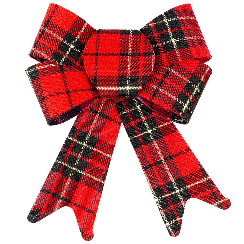 Christmas decorative bow 13x17 cm 2 pcs.