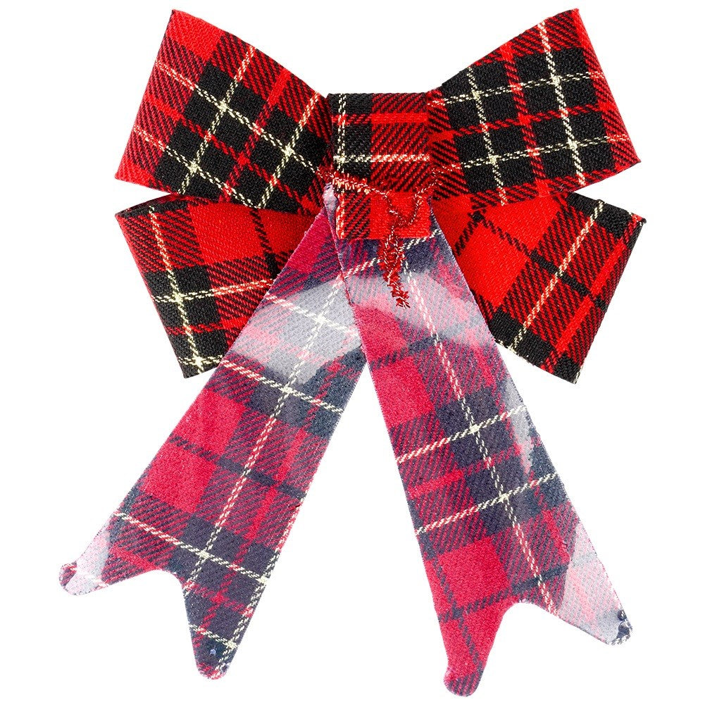 Christmas decorative bow 13x17 cm 2 pcs.