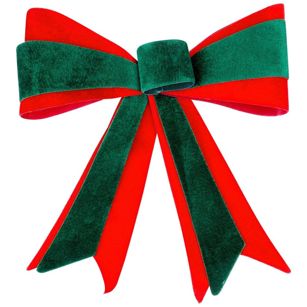 Christmas decorative bow 27x33 cm