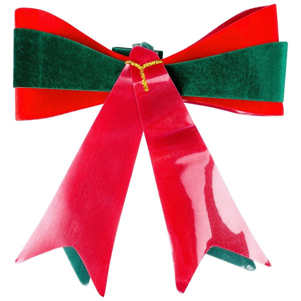 Christmas decorative bow 27x33 cm