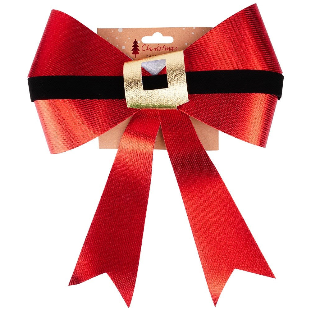 Christmas decorative bow 31x37 cm