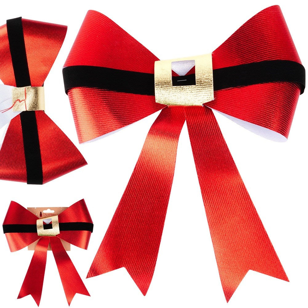 Christmas decorative bow 31x37 cm