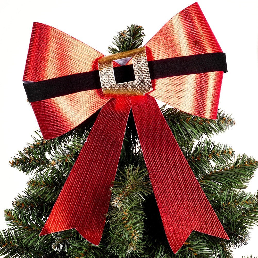 Christmas decorative bow 31x37 cm