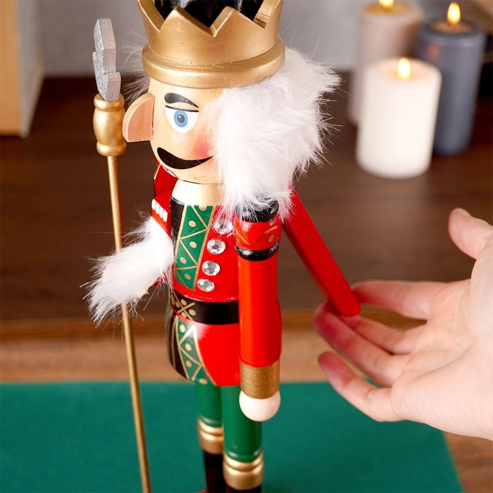 Christmas feeling with Wooden Nutcracker - 38 cm High