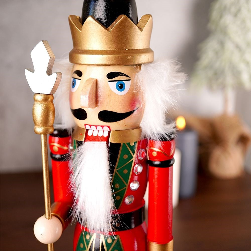 Christmas feeling with Wooden Nutcracker - 38 cm High