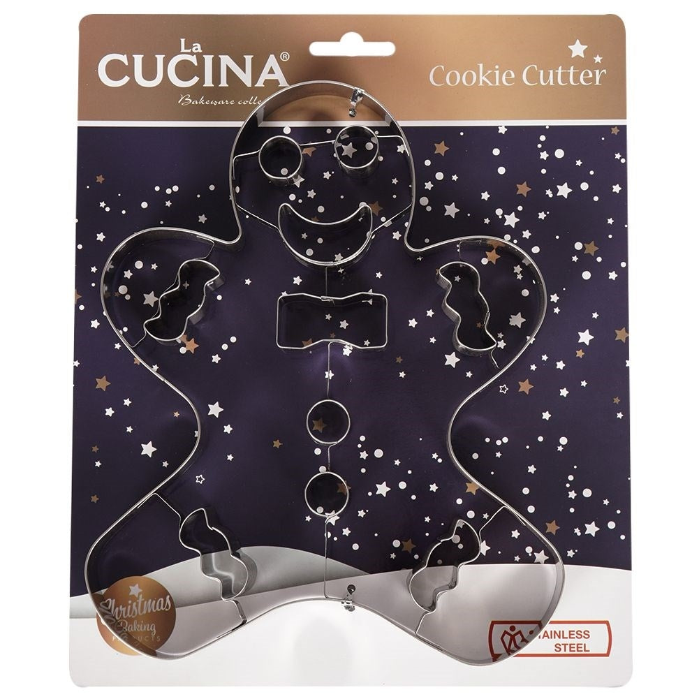 Christmas gingerbread mold in stainless steel