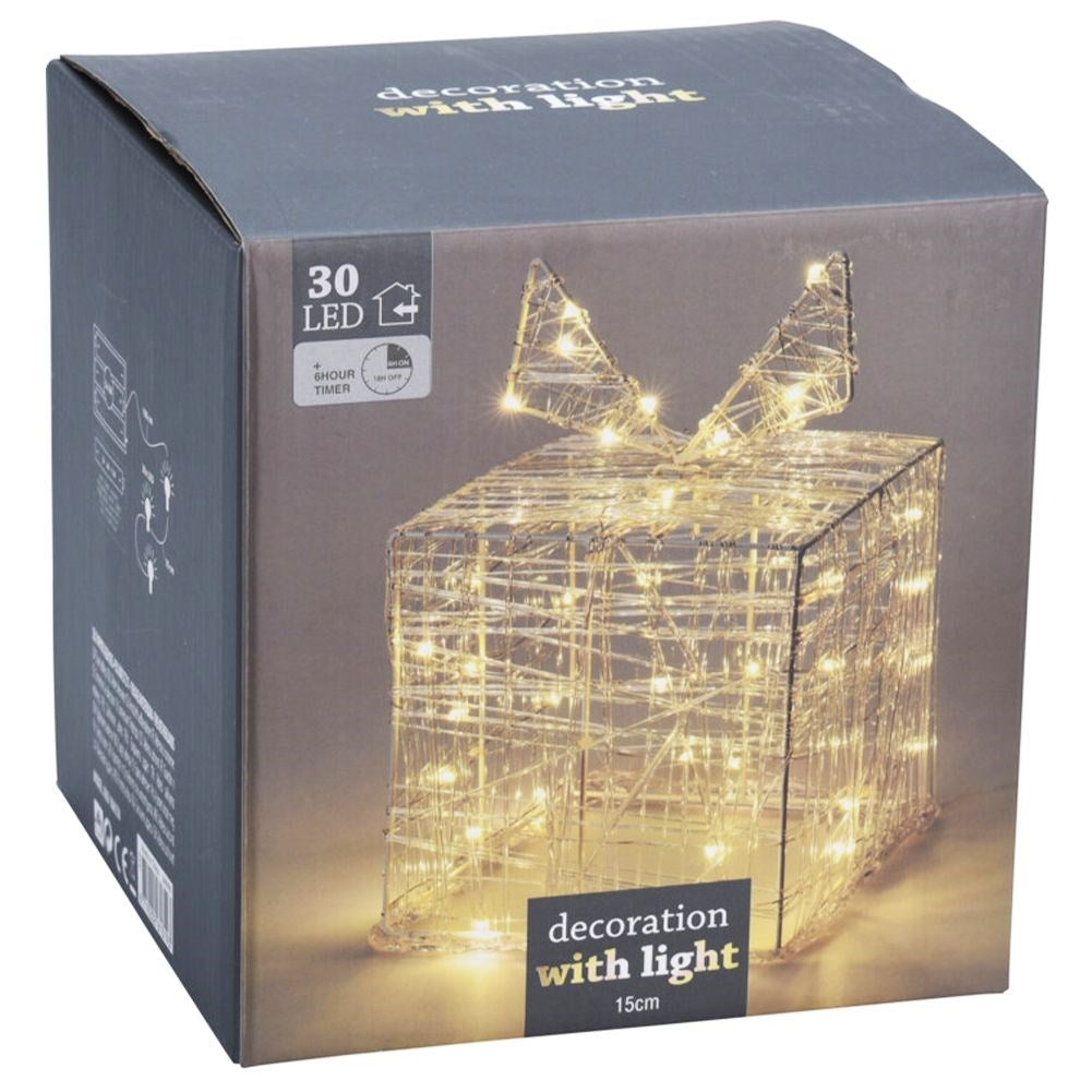 Christmas lamp with 30 LEDs: Perfect for home, office & restaurant