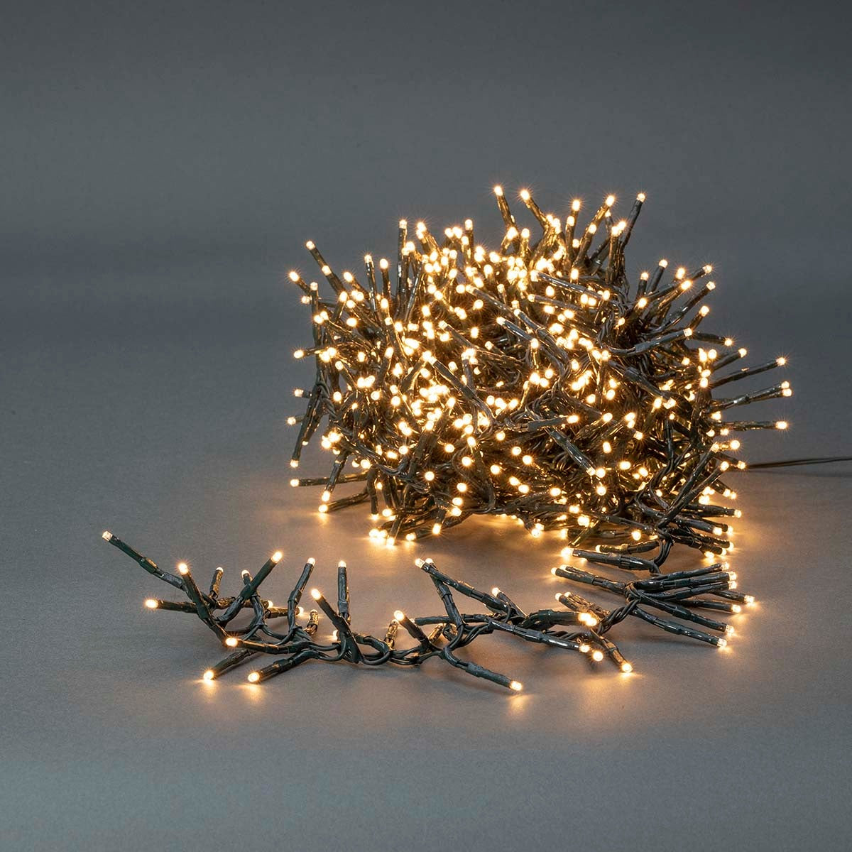 Christmas lights | Cluster | 576 LEDs | Warm White | 4.20 m | Lighting effects: 7 | Indoors or Outdoors | Power adapter