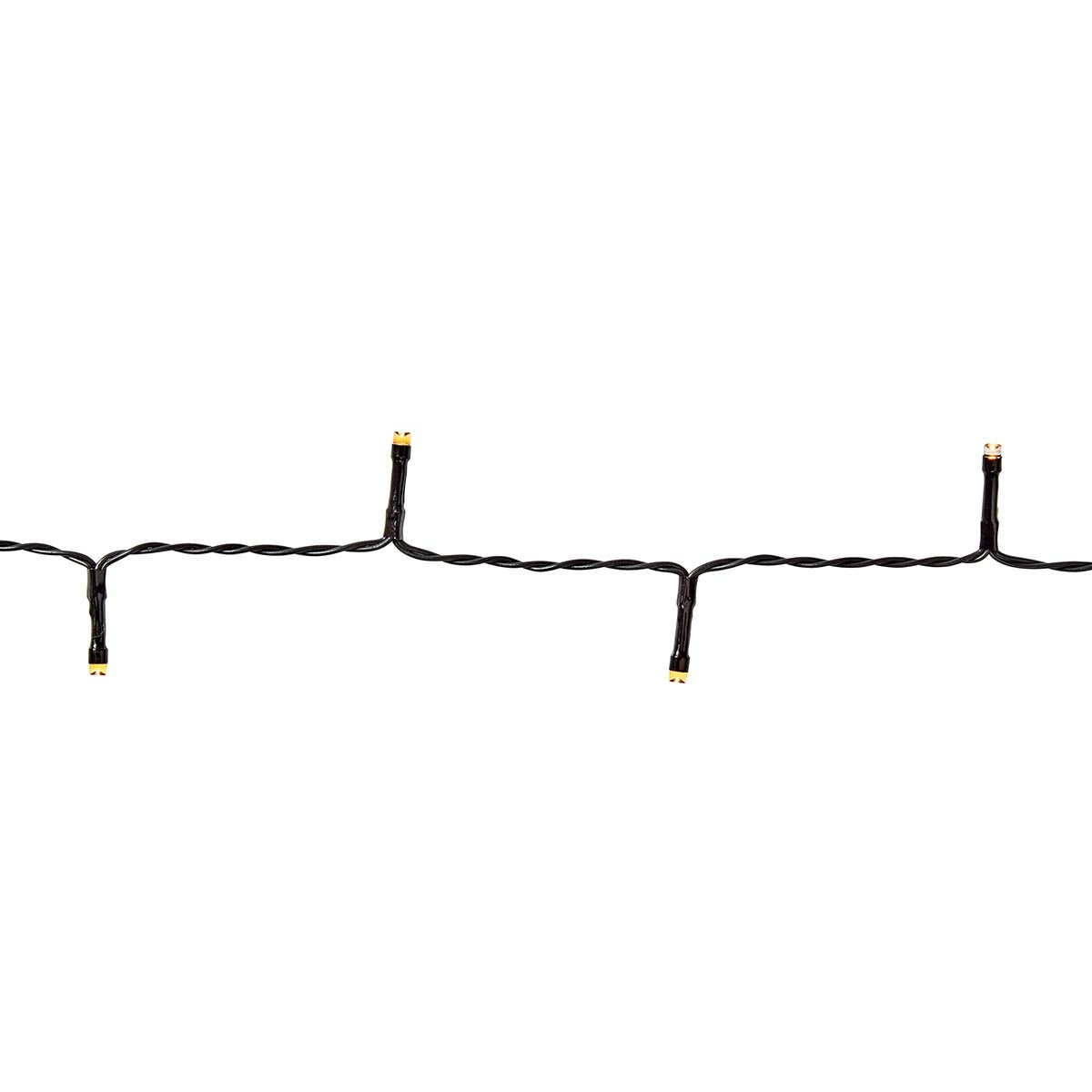 Christmas lights | String | 192 LEDs | Warm White | 14.40 m | Lighting effects: 7 | Indoors or Outdoors | Battery powered