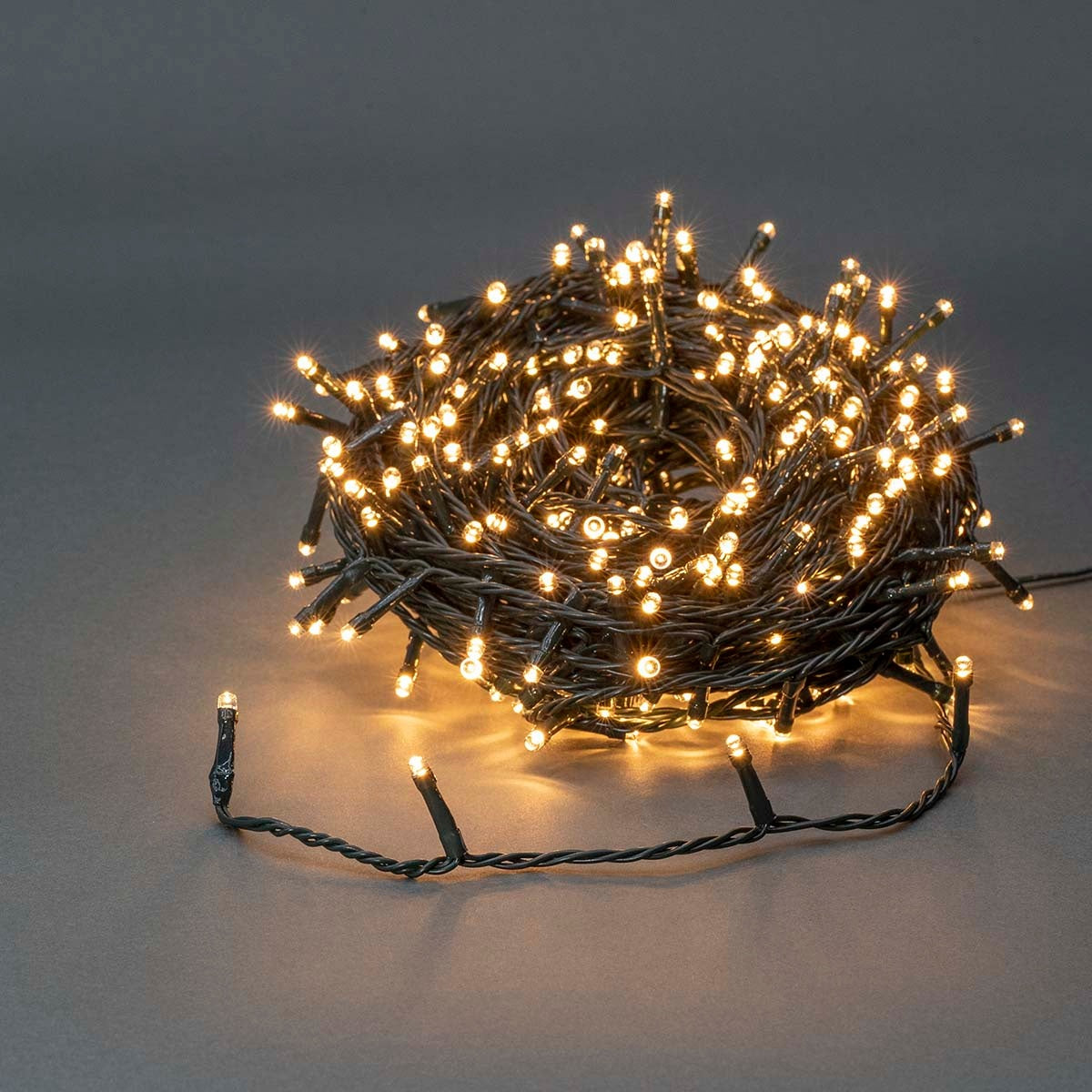 Christmas lights | String | 320 LEDs | Warm White | 24.00 m | Lighting effects: 7 | Indoors or Outdoors | Power adapter