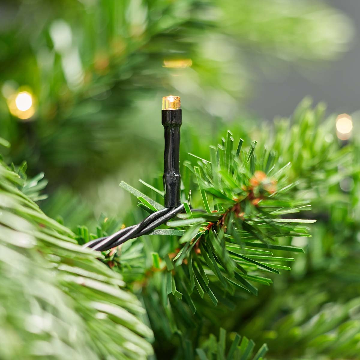 Christmas lights | String | 48 LEDs | Warm White | 3.60 m | Lighting effects: 7 | Indoors or Outdoors | Battery powered