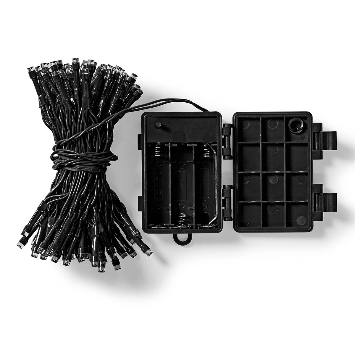 Christmas lights | String | 96 LEDs | Warm White | 7.20 m | Lighting effects: 7 | Indoors or Outdoors | Battery powered