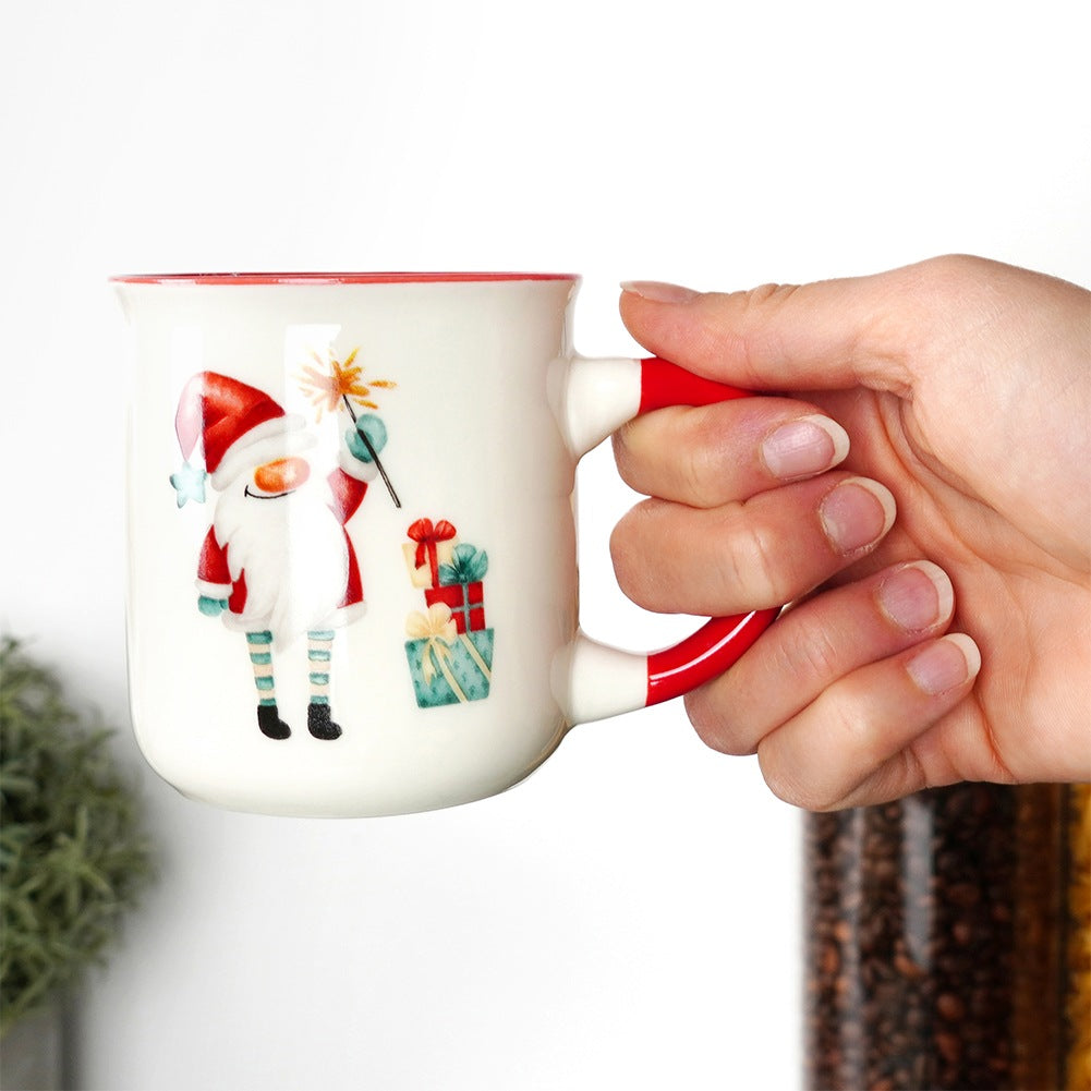 Christmas porcelain mugs 200 ml 4 pcs.
