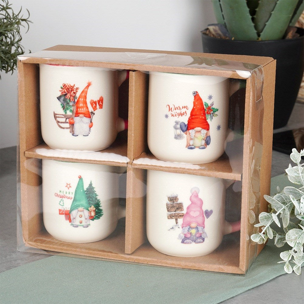 Christmas porcelain mugs 200 ml 4 pcs.