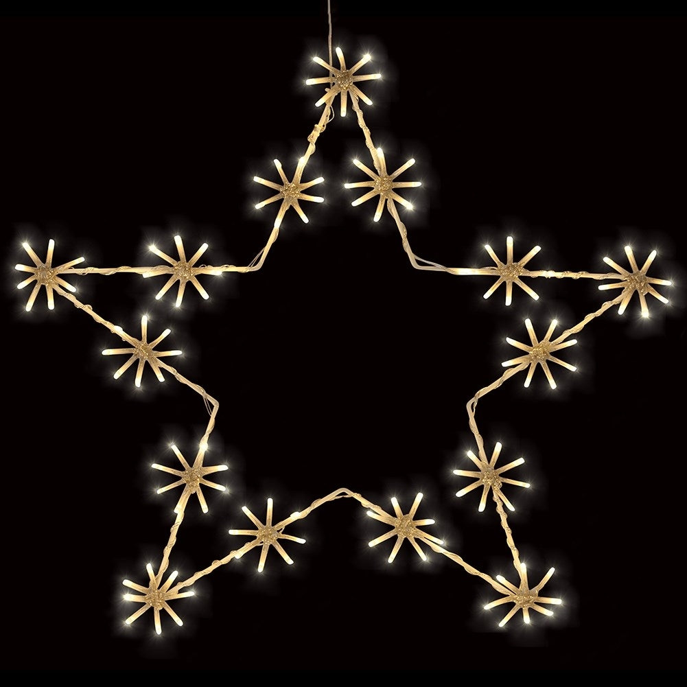 Christmas star 50 cm with 120 LED - Indoor/Outdoor