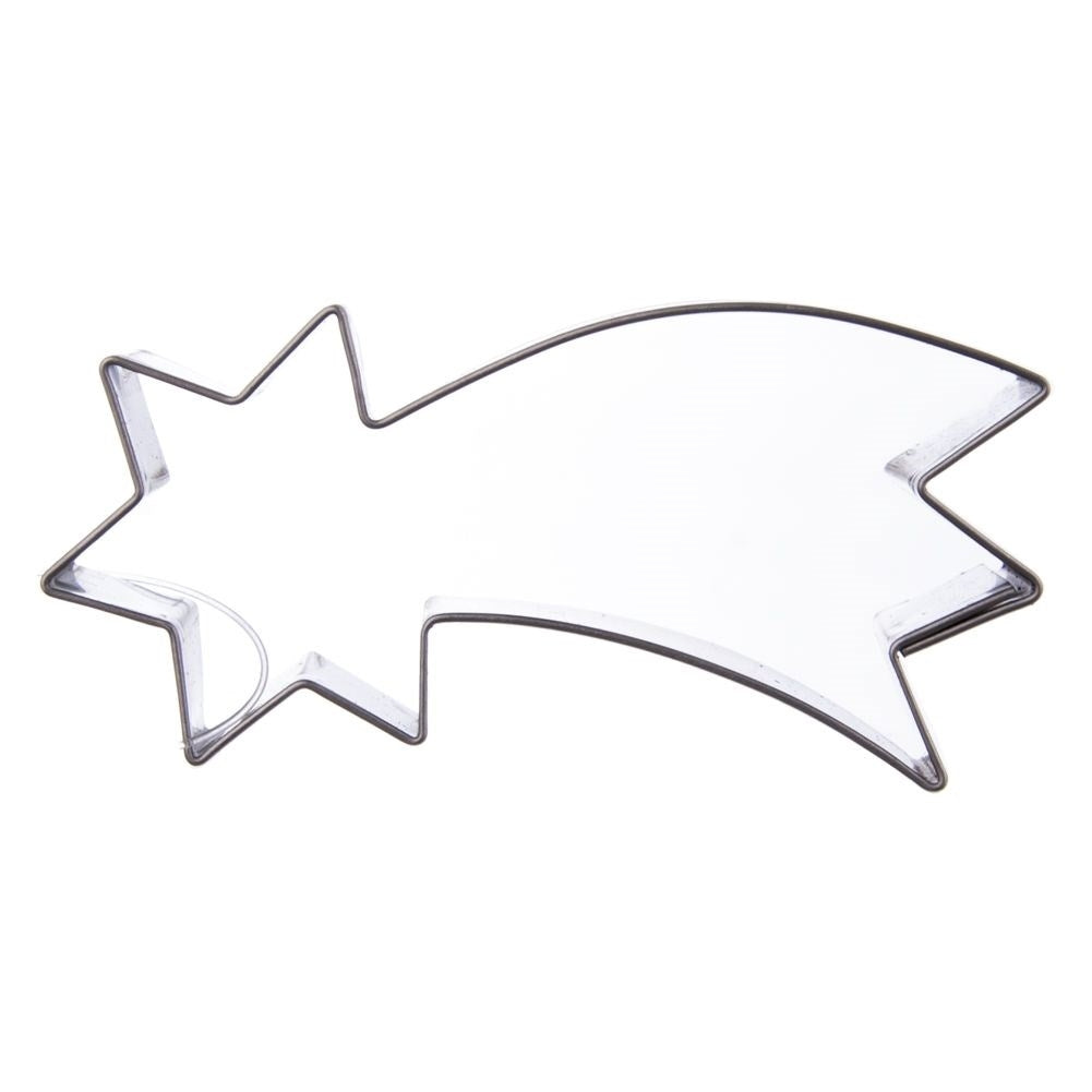 Christmas star cookie tin in stainless steel for unique gingerbread cookies