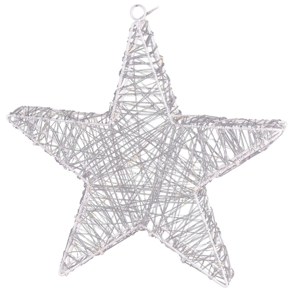 Christmas star with 30 LED lights - Impressive Christmas decoration